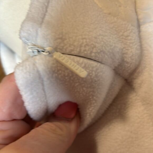 Athleta white fleece pullover xs - Picture 7 of 9